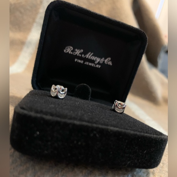 Diamond Stud Earrings - Picture 2 of 4